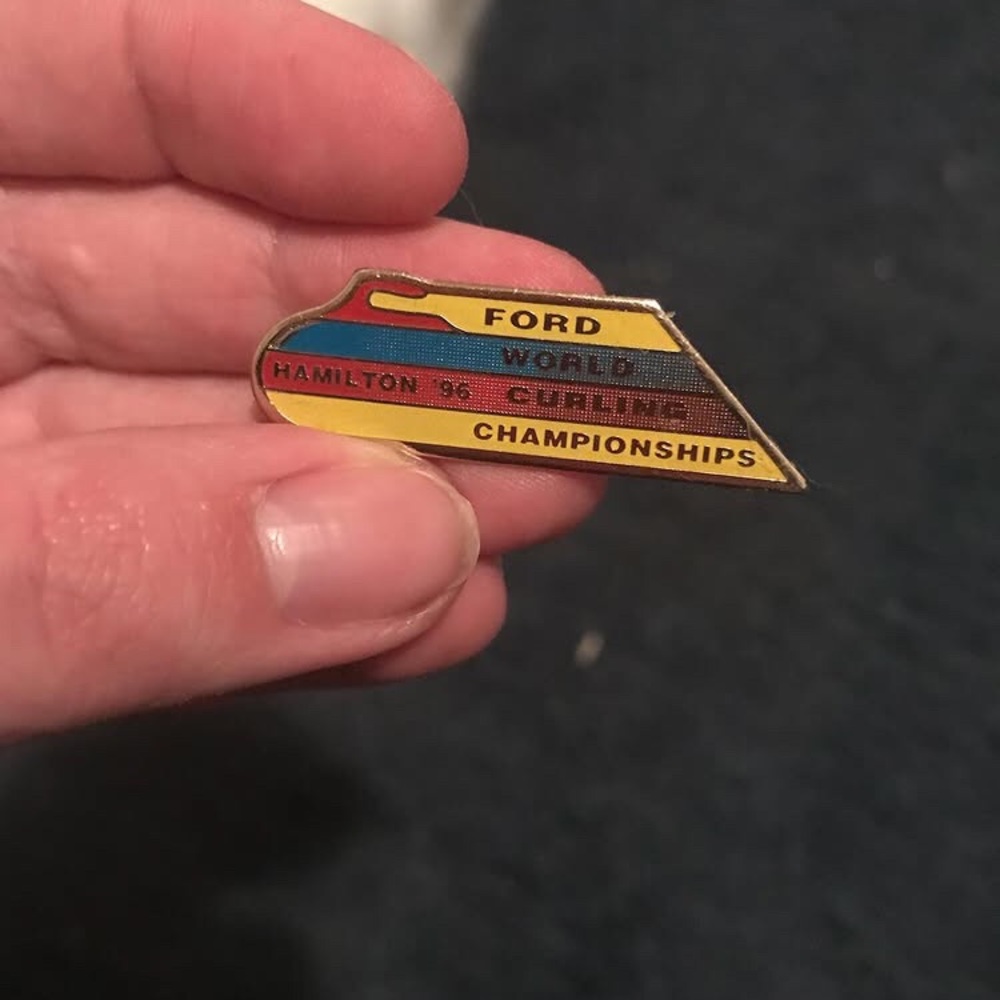 1996 F O R D world curling Championships pin